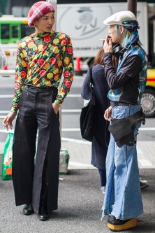 Street Style, Spring Summer 2019, Tokyo Fashion Week, Japan - 16 Oct 2018